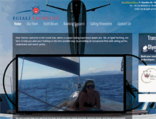 Tablet Screenshot of egiali-yachting.gr